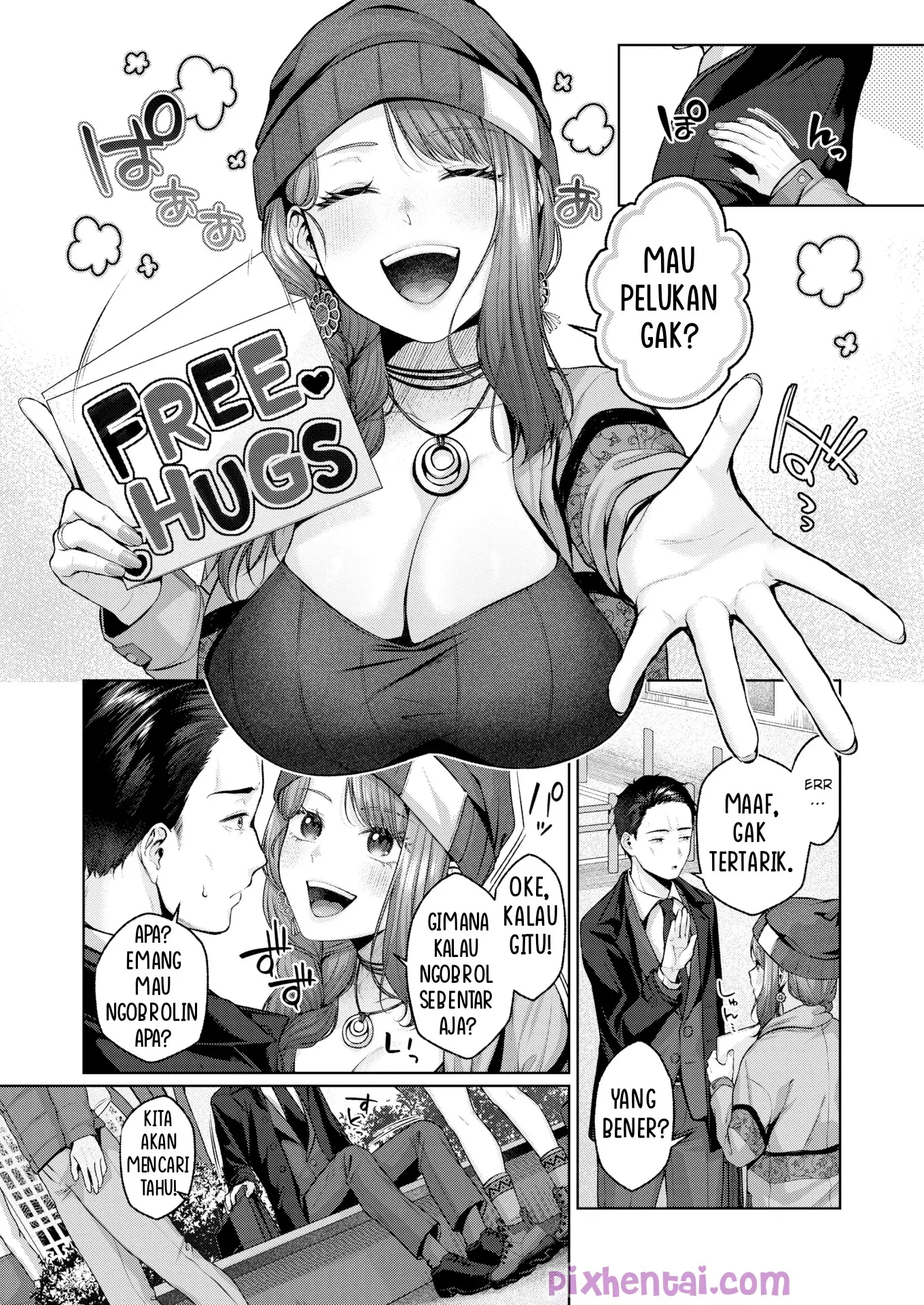 Komik hentai xxx manga sex bokep Free Hugs 3